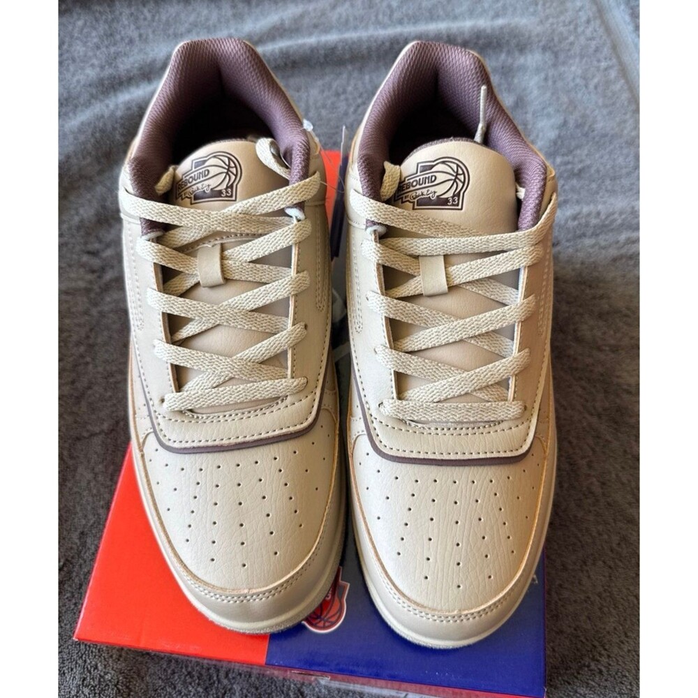Patrick Ewing Rebound Orion Low Men’s Size 8 Irish Cream/Maroon Color way - Picture 3 of 8